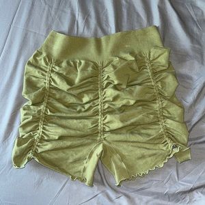 Fabletics Scrunch Shorts, Size Medium, Barely Worn.